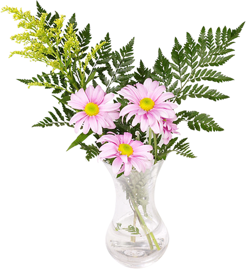 букет цветов герберы в вазе