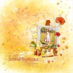 скрап-набор летнее впечатление