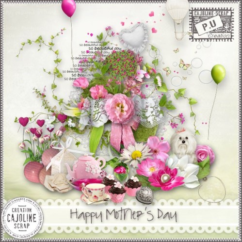 скрап-набор счастливый день матери скрап-набор счастливый день матери